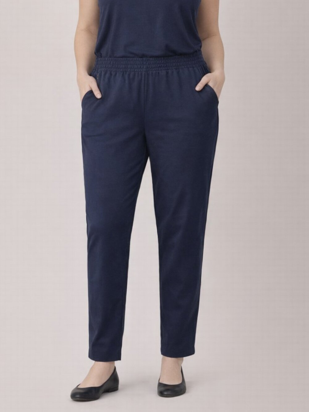 Penmans Dark Blue Elastic Waist Pants Trousers size 12P